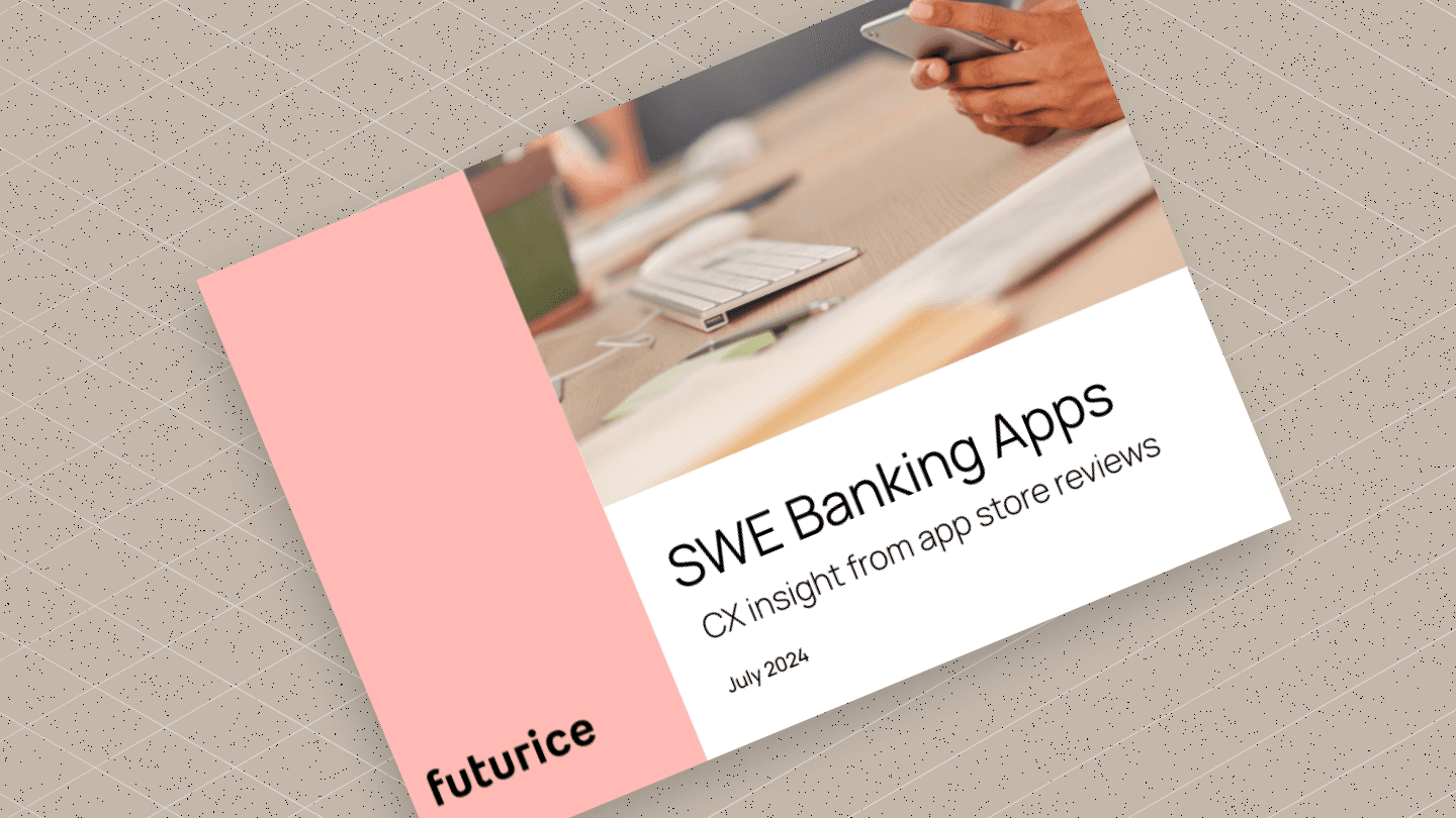 Cover image of Sweden banking apps review report from Futurice