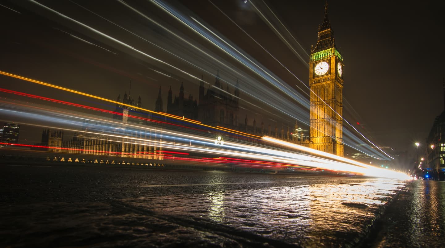 A picture of the Houses of Parliament and Big Ben.