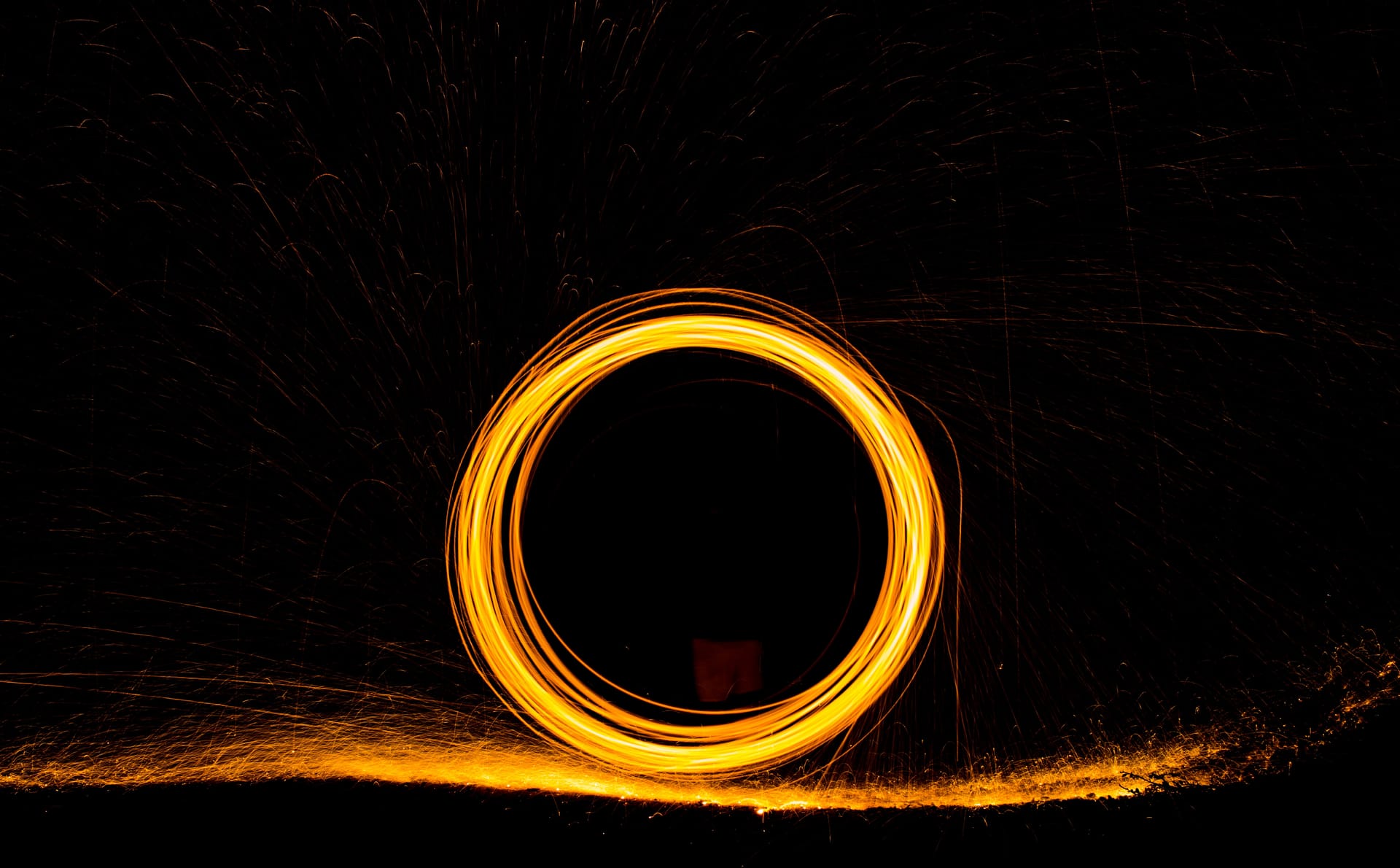 Fire wheel - Photo by Jeremy Perkins on Unsplash